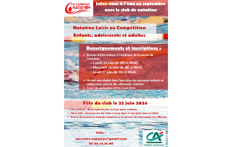 Fête de fin de saison le 22 juin