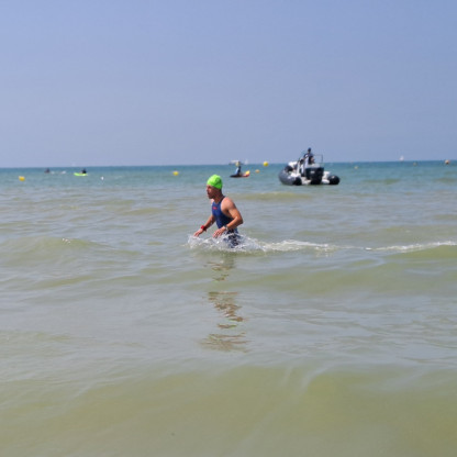 Compétition eau libre à Deauville
